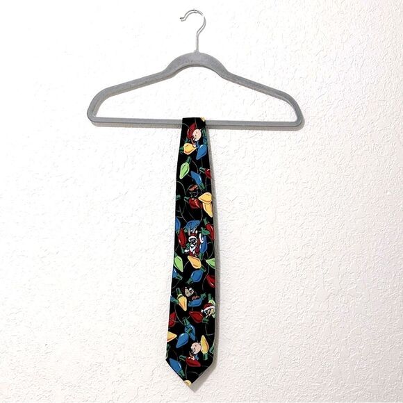 Looney tunes festive holiday tie - Picture 1 of 14